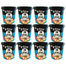 충칭소면 마라 마라탕 컵라면 마라라면 중국라면 135g, 12개