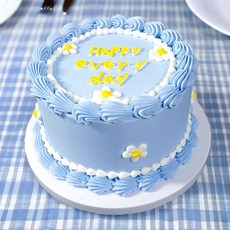 유어드 모형 케이크 가짜 생일 파티 케잌, 블루