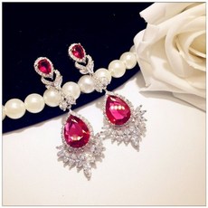 뱀줄목걸이귀걸이세트