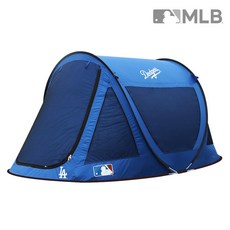 MLB 캠핑 원터치 자동 팝업 텐트 3-4인용, LA