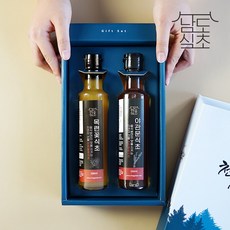 [남도식초] 하화숙명인 천연발효식초 선물세트, 목련꽃+야관문, 2개, 250ml