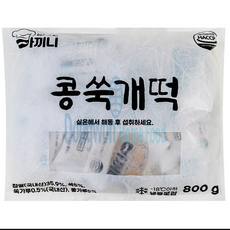 콩쑥개떡 아끼니 냉동 50gx16입, 1개, 800g