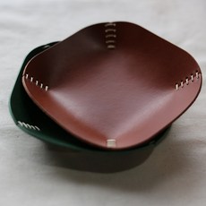 001 천연 가죽 공예 DIY 키트 레더 트레이 만들기 반제품 패키지 취미 생활 체험 재료