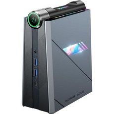 게이밍비즈니스 미니 PC 인텔 코어 i911900H 최대 4.9GHz 게이밍 컴퓨터 16GB DDR4 512GB SSD 24MB 캐시 WiFi6BT5.2멀티 모드듀얼 팬RGB, Intel Core i9 11900H/16GB 512G - i911900