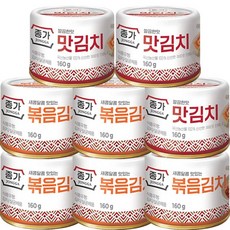 종가집 깔끔한 맛김치 x3개+볶음김치 x5개 캔김치, 1개