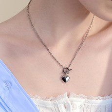 [Hei][하이키 서이 권진아 착용] hip heart toggle necklace