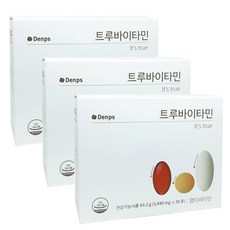 덴프스 트루바이타민 멀티비타민 종합비타민, 3박스, 43.2g