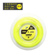테니스스트링 품 TAAN테니스라켓줄 12미터 한줄세트 5850 10.0앵귤러 경선 회전 볼컨트롤 보강 랜케이블, T04-5850옐로우 대판 200미터
