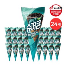 기타 빙그레 슈퍼콘 민트초코 아이스크림 24개, 슈퍼콘 민트 24개