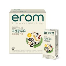 이롬 황성주 국산콩 두유 검은콩 17곡 190ml 24팩, 검은콩과17곡 190ml 20팩