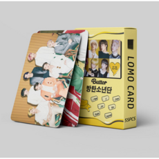 아이돌굿즈 박지민/김태형/전정국 앨범 BUTTER 굿즈 포터카드 엽서 55매