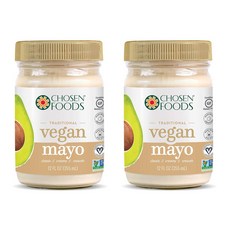 초슨 푸드 아보카도 오일 베이스 비건 마요네즈 355ml 2병, 1개
