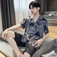 남자실크잠옷