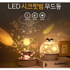 별도표기 더리빙 시크릿빔 무드등 수유등 취침 수면 LED 조명, 추가필름6종