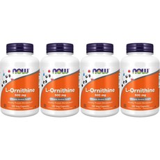 나우푸드 엘 오르니틴 500mg 베지캡슐, 120정, 4개