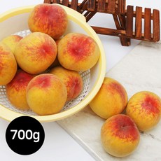 2024년 첫수확 하우스 영동 복숭아 황도 제철과일 산지직송, 하우스 황도 복숭아 700g, 1개