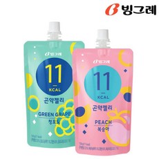 빙그레 곤약젤리 청포도, 130g, 1개