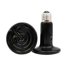 파충류 애완 동물 매트 원적외선 세라믹 열 램프 미니 팩, 4.220v 50w, 1개