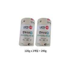  장유산균 장건강 종근당 락토핏 생유산균 팜 2g x 60포 프로바이오틱스 아연 셀렌, 240g, 4개 