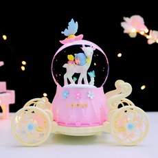 토이브릭스 LED 오르골 회전하는 엔젤 워터볼