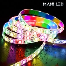 마니LED 주문제작 플렉시블 3528 5050 LED바 12V 24V 10cm, 5050 방수 흰띠 12V 10cm RGB, 1개