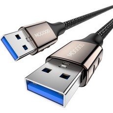 USB 3.0 남성용 익스텐션 케이블 코드 익스텐더 케이블은 노트북 냉각 패드 외장 하드 드라이브 DVD 플레이어와 함께 작동합니다 텔레비전 셋업 박스 SSD, 10FT/3M_Black - 남성익스텐더