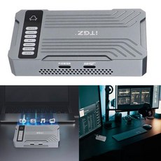 M.2 NVME SSD RAID Case Array Mobile Hard Drive Enclosure USB3.2 Gen2 Dual Bay Solid State for 윈도우 호환, 01 CHINA, 한개옵션1