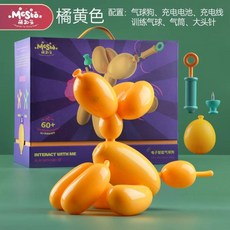  스퀴키 벌룬도구 풍선펫 강아지 장난감 작동완구 Squeakee Balloon, 옐로우 쿠키 