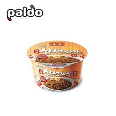 팔도 일품삼선짜장 왕컵 1박스 100g x16개입 / 깊고 진한 해물 짜장면