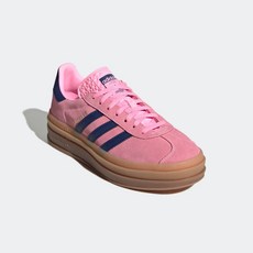 아디다스 우먼스 가젤 볼드 핑크 글로우 빅토리 블루 (W) Adidas Gazelle Bold Pink Glow Victory Blue H06122