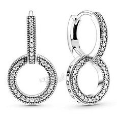 판도라 귀걸이 299052C01 PANDORA SPARKLING DOUBLE