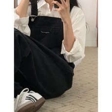 VERGAMOT fit overall pants (charcoal) 베르가못 피트 오버롤 팬츠 (차콜) 23FW 오프선데이