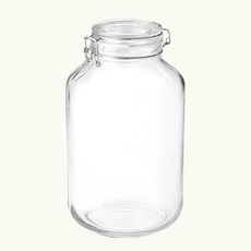 [보르미올리 피도 4000ml]/밀폐용기/유리병/원두커피/김치/담금주/과실주/짱아찌, 4000ml, 1개
