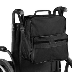 휠체어가방 보조가방 옥스퍼드 가방 휠체어용 다용도 간편수납가방, 회색, 약 35x30x19cm, 1개
