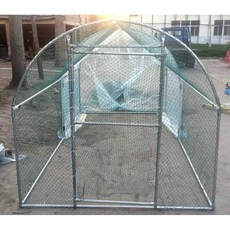 닭장만들기 새장 오리 토끼 병아리 양계장 견사 직접, 1개, 폭 2.5m 길이 3m 높이 2m(그물 제공)