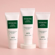 UCG 피테로마 비타민 얼굴 각질제거 필링 젤 저자극 페이스 스크럽, 3개, 100ml