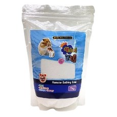 펫우리 반짝반짝 햄스터 목욕모래 (오렌지향), 1kg, 1개