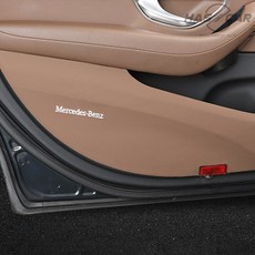 벤츠 스크래치 방지 커버 도어스텝 도어 킥 잔기스 방지, 도어킥커버 블랙, GLB(X247)2020~
