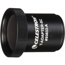 Celestron T- 어댑터 (SCT 5 6 8 포함 9.25 11 14 포함) 검은 색 (93633-A), 단일상품