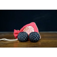 어르신 침향목 흑단 마사지 볼 호두 손지압 손바닥 안마 건강 지압볼 지압공, 솔방울 주머니 + 2알1셋트1개