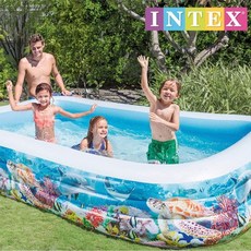 토이스타일 인텍스 아쿠아사각패밀리풀 58485 물놀이 풀장