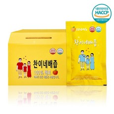 국산배100%착즙 찬이네과수원 배즙 100ml 50포, 상세설명 참조, 없음