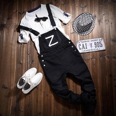 남자슬림점프슈트