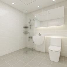 [R바스] 스톤그레이 욕실리모델링 화장실공사 최저값 디자인 패키지, 1세트, 그레이