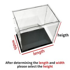  아크릴장식장 케이스 화장품 정리함 10 40cm 아크릴 디스플레이 수집품 피규어 인형 장난감 방진 보호 쇼케이스용 보관 상자 조립, 31.height 30cm - 35x15cm 