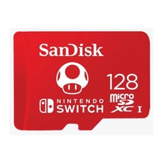SanDisk 닌텐도 스위치 전용 마이크로 SD 카드 게임용 플래시 메모리 128GB, [02] SQXAT-128G, 02 SQXAT-128G, 1개