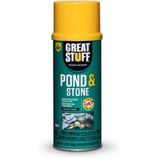 각 Pond & Stone Great Stuff 283064 12OZ GS Pond&Stone 폼 실런트 각 검정색 Each Pond & Stone Great Stuf