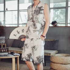 남성린넨투피스