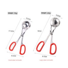 주방 편리한 미트볼 메이커 스테인리스 인형 클립 DIY 생선 고기 쌀 도구, 03 파란_01 Small Size, 1개