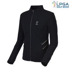 (LPGA) 약기모 트리코트 배색 점퍼_L203WB701P